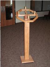 Advent wreath stand, Articulated