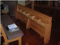 Pew Railing for Choir, Made four