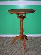 Martha Washington Tilt Top Table Tilted Up